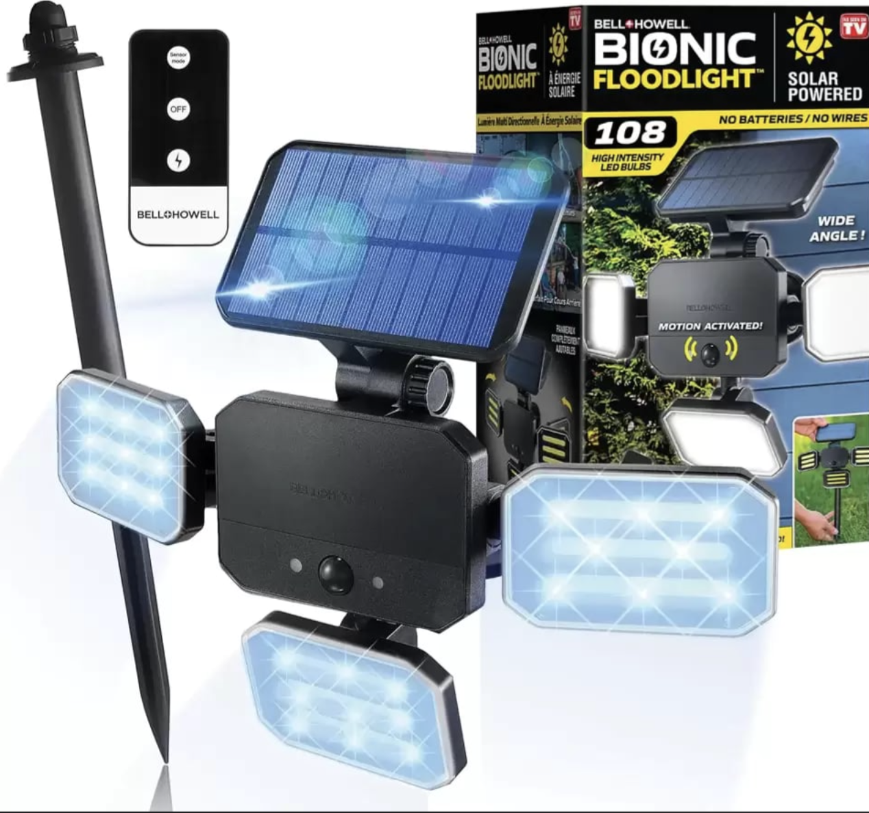 solar floodlight